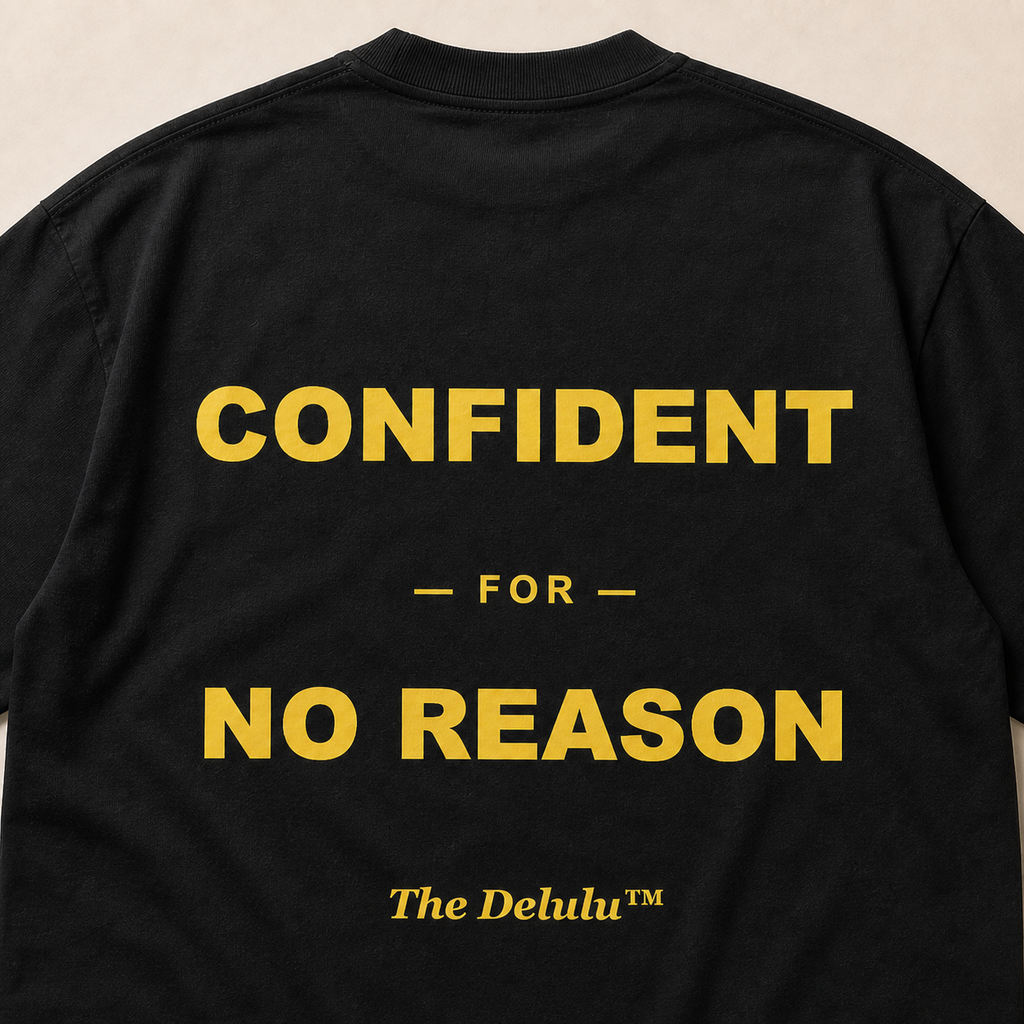Confident butter yellow DTF print detail