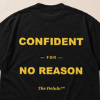 Confident butter yellow DTF print detail