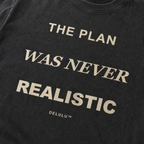 The Plan Was Never Realistic warm cream print detail