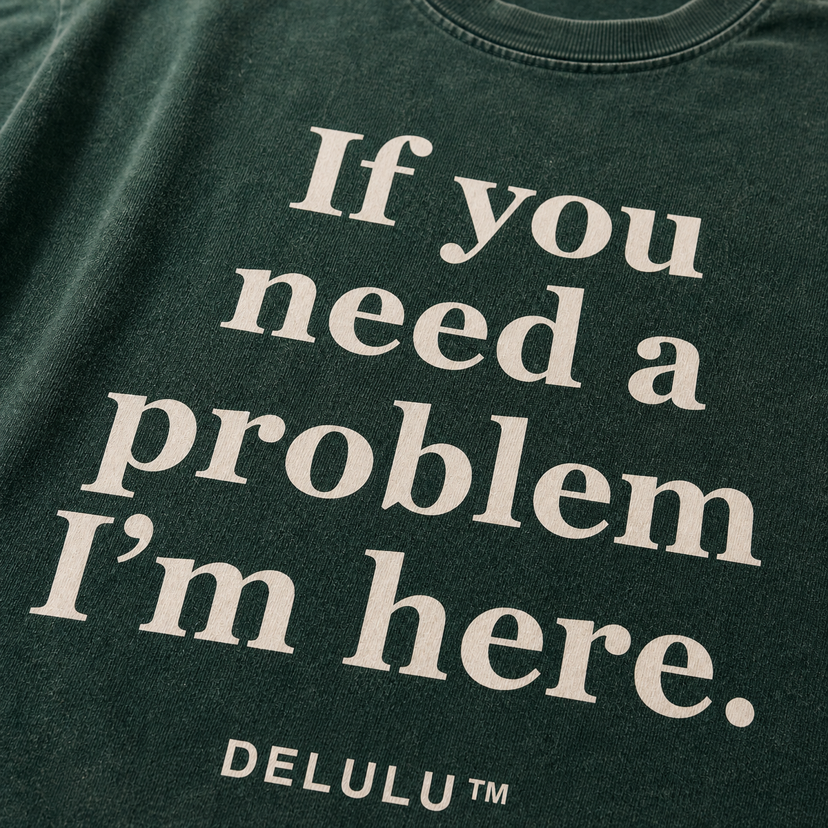 If You Need a Problem off-white print detail
